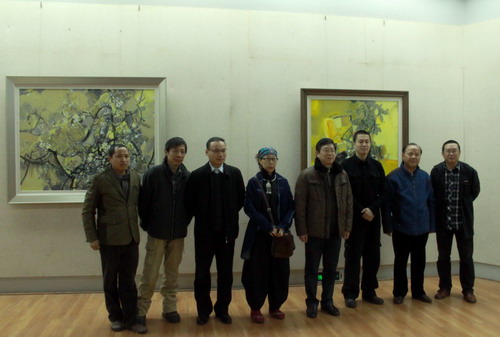 艺术学院教师杨芷、王永昌受邀在江西师范大学美术馆举办画展-九江学院主站