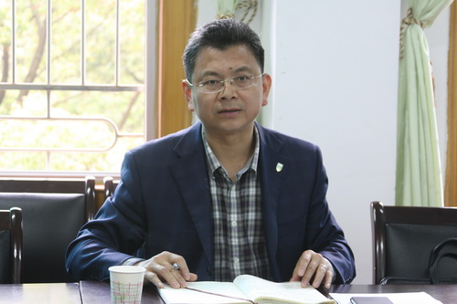 刘晓东校长到国有资产管理处调研-九江学院主站