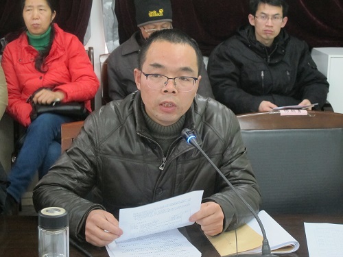 曹小华副院长对期末各项工作及本科专业审核评估的具体工作进行了