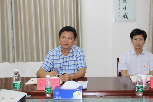 刘晓东校长到外国语学院调研指导-九江学院主站