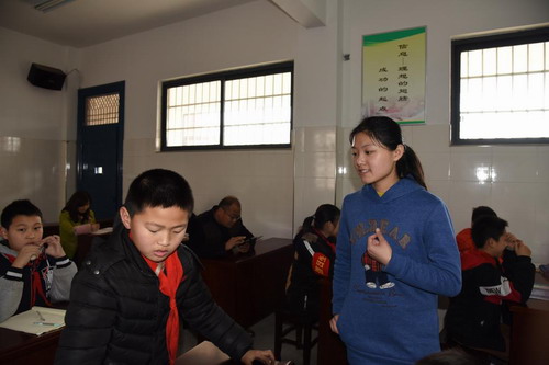 文传学院濂溪国学社走进明德小学开展"国学进课堂"活动-九江学院校园